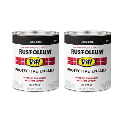 Rust-Oleum 7777502-2PK Stops Rust Brush On Paint, 