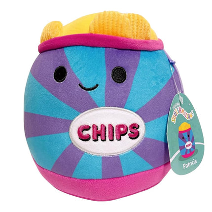Squishmallows 2024 Escuadrón de Comida Chatarra Neón Peluche de 20 cm (20 cm Mariska Las patatas picantes)
