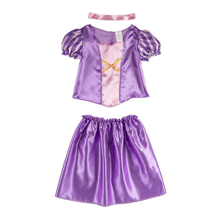 Disney Princess Adventure Princess Dress Up Trunk, 21-Piece Deluxe Dress Up Trunk Includes Tiana, Jasmine, Rapunzel and Ariel Outfits, Accessories, Storage Trunk and Stickers Included!