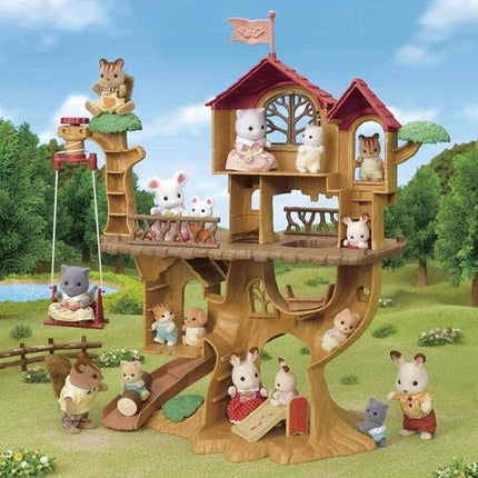 Sylvanian Families Adventure Tree House Collectible Playset for Ages 3+