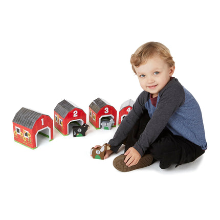 Graneros y animales apilables y clasificables Melissa & Doug