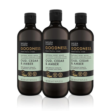 Baylis & Harding Goodness Oud Cedar & Amber 500ml 