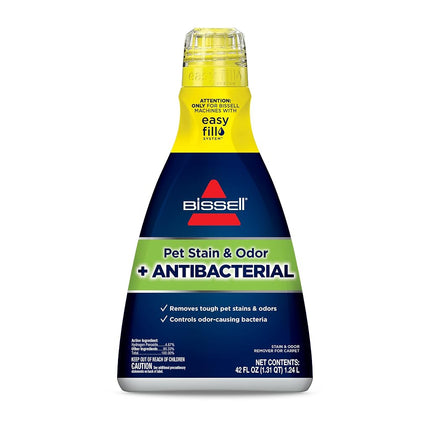 Bissell Pet Stain & Odor Plus Antibacterial 2 in 1 Carpet Formula, 40 Fl Oz (Pack of 1), 1567