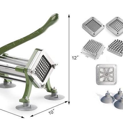 New Star Foodservice 38408 Commercial Grade French Fry Cutter, Complete Combo Sets