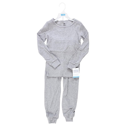 Ensemble de 2 sous-vêtements longs thermiques unisexes Hudson Baby, gris chiné, 7 ans, gris chiné, 7 ans