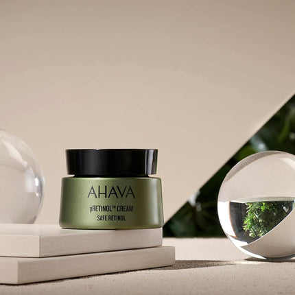 AHAVA pRetinol Cream - Soft, Nourishing, 24/7 Multitasking Cream to Reduce Wrinkles, Smooth Skin & Hydrate, Enriched with Exclusive Safe, Tailor-Made Natural Precursor Retinol & Osmoter, 1.7 Fl.Oz