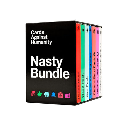 Cards Against Humanity Nasty Bundle 6 Extra Disgus