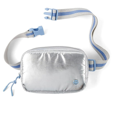 Sac banane bandoulière The Children's Place pour filles, argenté, taille unique