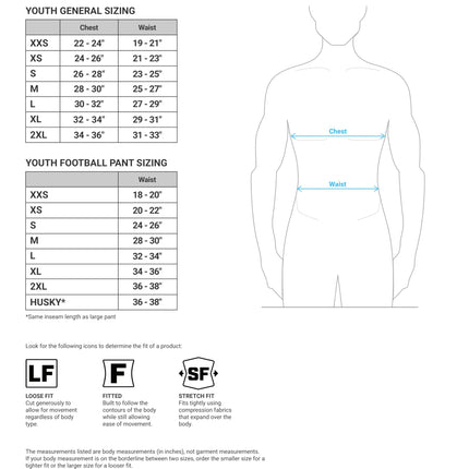 CHAMPRO Triple Crown Open-Bottom Loose-Fit Youth Baseball Pants with Knit-in Pinstripes White,Black