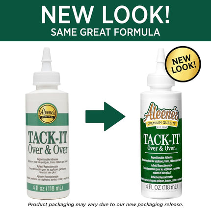 Aleene's 15635 Tack-It Over and Over, 4-Ounce