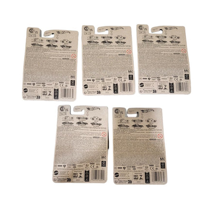 Hot Wheels -Set of 5 Vintage Racing Club 2024 Launch Pack Die Cast Vehicles HRT81-956A