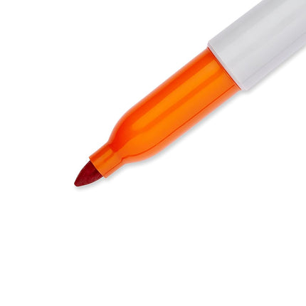 Sharpie Fine Point Permanent Markers, 2 Orange Markers (1765442)