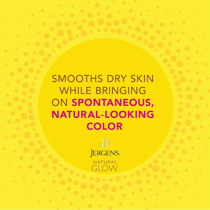 Jergens Natural Glow Instant Sun Sunless Tanning Moisturizer + Bronzer, Self Tanner, Deep Bronze, for Natural-Looking Tan, 6 Ounce