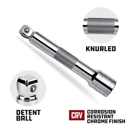 Powerbuilt 640852 3/8-Inch Drive 10-Inch Wobble Extension