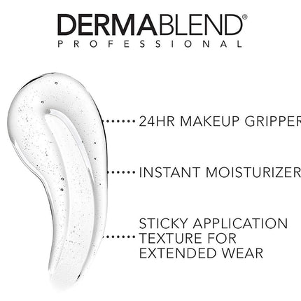 Dermablend Professional Insta-Grip Jelly Primer - 3-in-1: 24-Hour Makeup Extender, Instant Moisturizer, and Skin Tightening Mask - Dermatologist-Created, Fragrance-Free, Allergy-Tested - 30 ml