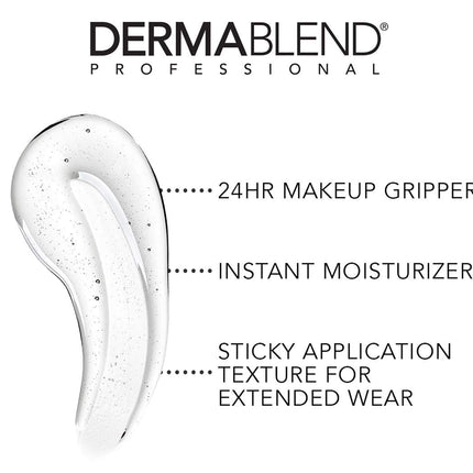 Dermablend Professional Insta-Grip Jelly Primer - 3-in-1: 24-Hour Makeup Extender, Instant Moisturizer, and Skin Tightening Mask - Dermatologist-Created, Fragrance-Free, Allergy-Tested - 30 ml
