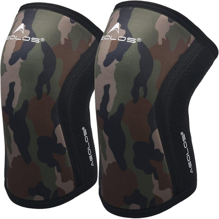 AEOLOS Knee Sleeves (1 Pair)，7mm Compression Knee 
