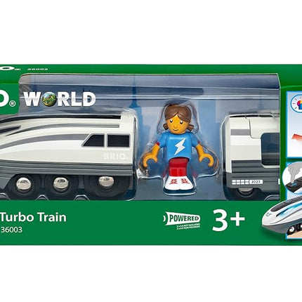 BRIO World Battery Powered Turbo Speed Toy Train f