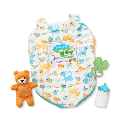 Melissa & Doug Mine to Love Set de Juego Portabebés, Multicolor, Talla Única