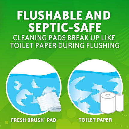 Scrubbing Bubbles Fresh Brush Toilet Cleaning System, Flushable Refill, 10 ct