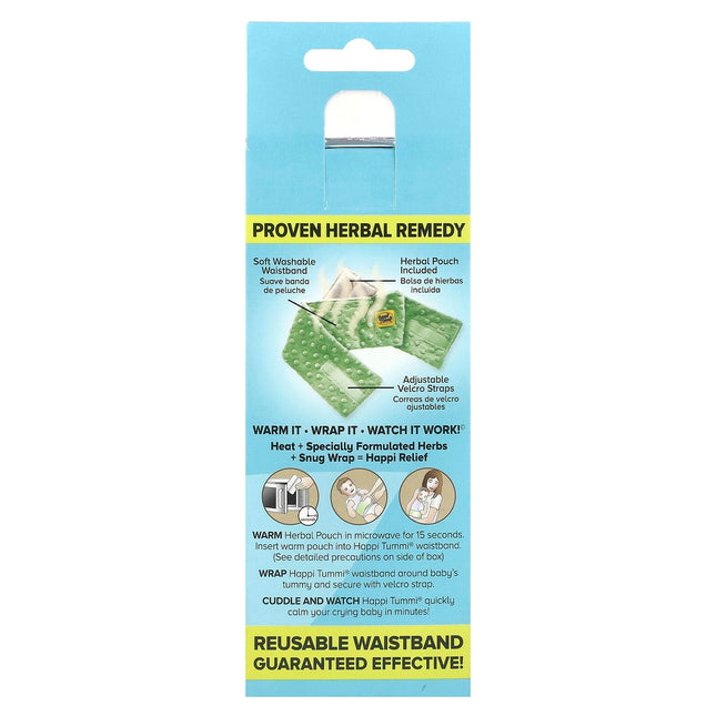Happi Tummi Colic and Gas Relief Waistband (Green)
