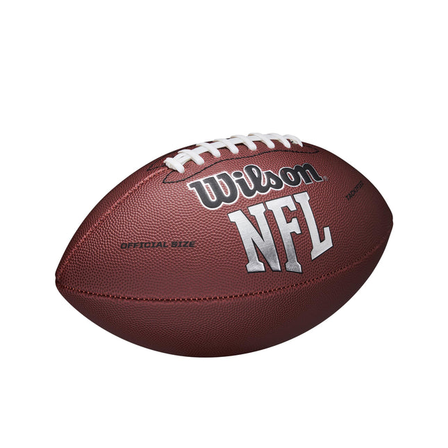 Mini-ball de Football Américain WILSON NFL MVP avec Pompe et Support, Version Marron
