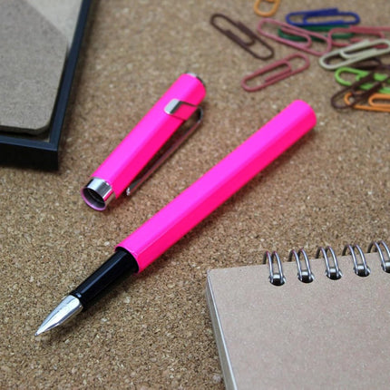 Caran Dache Fountain Pen, Fluo Line, Pink, with Medium Nib
