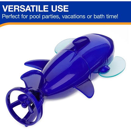 SwimWays Zoomimals Shark Toy, Kids Pool Accessories & Swimming Pool Toys, Pool Diving Toys & Torpedo Pool Toys for Kids Ages 5 & Up