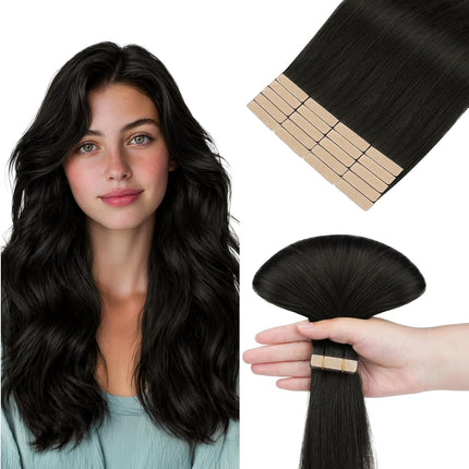 hotbanana Tape in Hair Extensions Human Hair 16 In