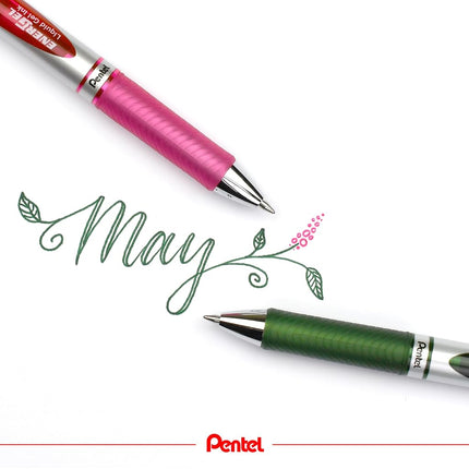 Pentel EnerGel Xm 0.7mm Rollerball - Pink