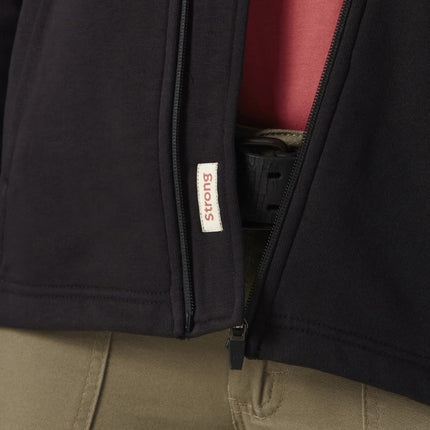 Chaqueta de trabajo transpirable Wrangler Riggs Workwear para mujer, negra, talla mediana