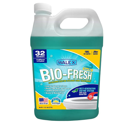Walex Bio-Fresh Liquid Portable Toilet, Marine, Ca