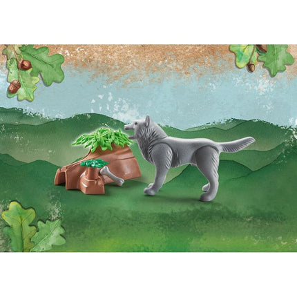 Playmobil 71056 Wiltopia Wolf, Animal Toy, Sustainable Toys, Fun Imaginative Role-Play, PlaySets Suitable for Children Ages 4+