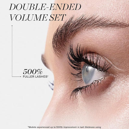RevitaLash Cosmetics, Double-Ended Volume Set, 2-in-1 Lash Primer & Mascara Duo