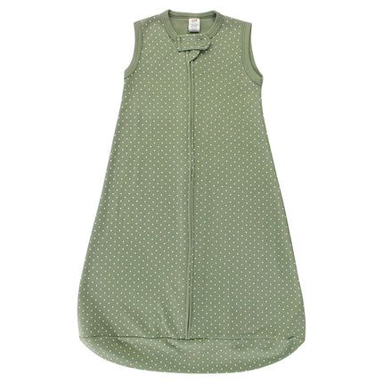 Gigoteuse longue à manches Hudson Baby BabyCotton, couverture, sac de couchage, imprimé fleuri vert sauge sans manches, 18-24 mois
