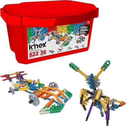K'NEX - Click & Construct Tub 522 pieces 35 builds