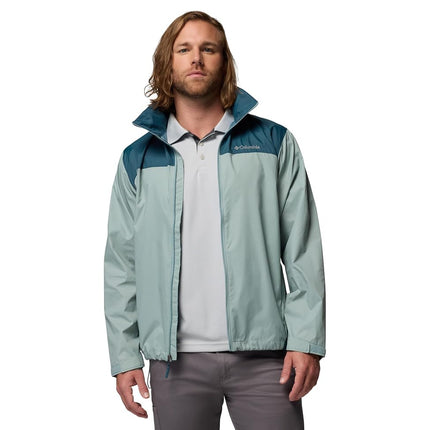 Columbia Men’s Glennaker Lake II Rain Jacket, Crushed Blue/Everblue, L Tall