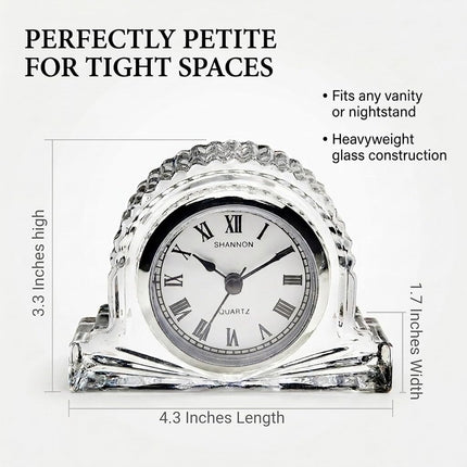 Godinger Shannon Mantle Clock, Small