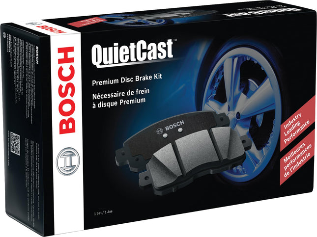 Bosch QuietCast BC2144 Premium, Ceramic Disc Brake Pad Set - Rear