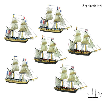 Warlord Games Master & Commander - Black Seas Starter Set - Highly Detailed Age of Sail Era Miniatures for Table-top Wargaming