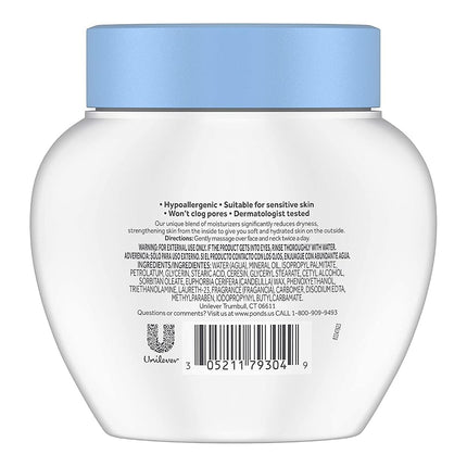 Pond's 10305211793046 Extra Rich Dry Skin Cream, Caring Classic, 10.1oz Volume