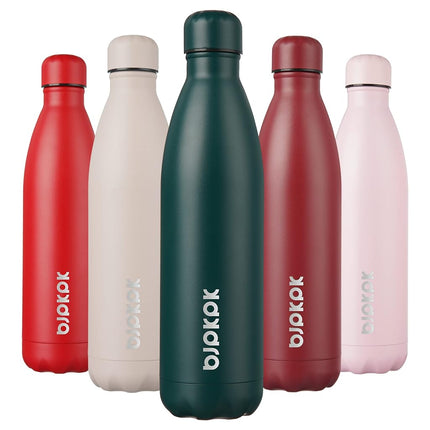 BJPKPK 25oz Insulated Stainless Steel Water Bottle
