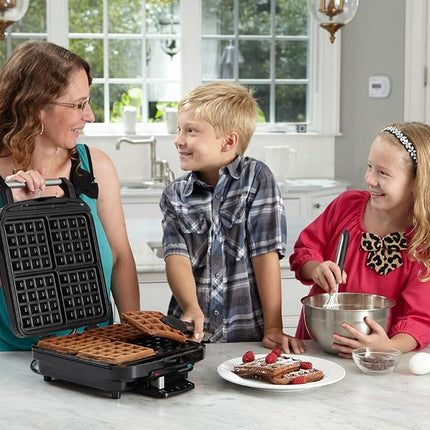 Cuisinart 4 Slice Belgian Waffle Maker - Square, WAF-150NAS