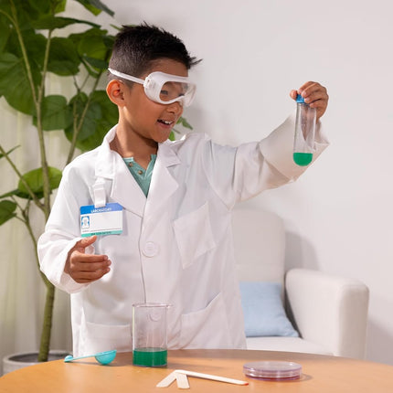 Melissa & Doug Scientist Role Play Costume Set,