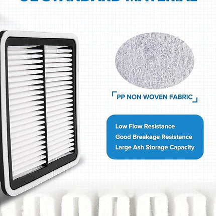 PHILTOP Engine Air Filter, Replacement for CA9997 GP997 MT-997 Impreza, Legacy, Forester, Outback, WRX, WRX STI, Tribeca, Crosstrek, XV Crosstrek, B9 Tribeca, Pack of 1