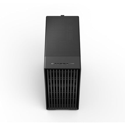 Fractal Design North XL Momentum Black - Glass Side Panel - Genuine Blackened Oak Wood Front - High Airflow PC Gaming Case - Three powerful 140mm Momentum Fans Included - ATX/E-ATX Support