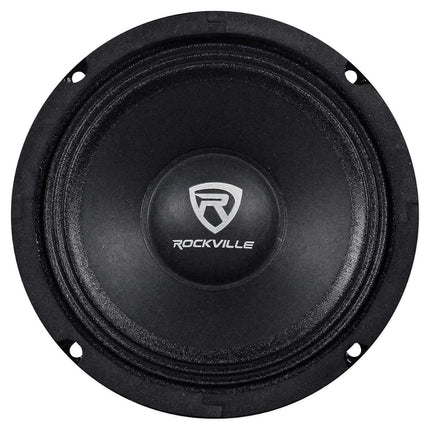 Rockville RM68PRO 6.5-Inch 8 Ohm SPL Mid-Bass Midrange Car Speaker 105dB 200w-Set of 1