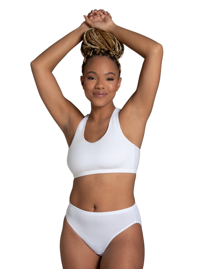 Fruit of the Loom Women's Breathable Underwear, Moisture Wicking Keeps You Cool & Comfortable, Available in Plus Size Briefs, Micro Mesh-Hi Cut-6 Pack-Colors May Vary, 10