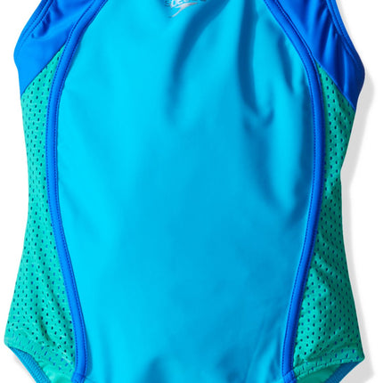Speedo Girl's Swimsuit One Piece Closed Racerback 