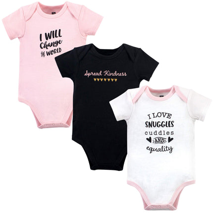 Hudson Baby Baby Cotton Bodysuits, Spread Kindness